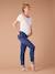 Jean skinny de grossesse ENVIE DE FRAISE bleu foncé+denim black 1 - vertbaudet enfant 