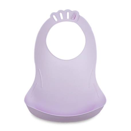 BAVOIR BIBOU AVEC RÉCUPÉRATEUR VIOLET 1 - vertbaudet enfant 