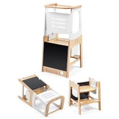 Chambre et rangement-MAXI-COSI, Toucan, Tour d'apprentissage évolutive 3-en-1, bureau enfant et chaise, marchepied, 18 mois et +