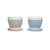 THERMOBABY 2 PETITS POTS POUR NOURRITURE Fleur Bleue BLEU 4 - vertbaudet enfant 