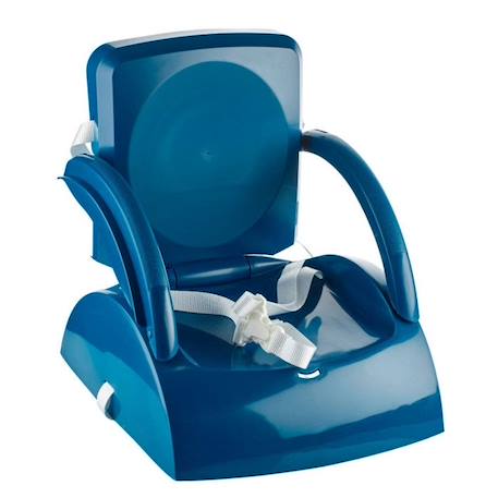 Rehausseur de chaise enfant 2 en 1 THERMOBABY YEEHOP - 6-18 mois - Harnais sécurité 3 points - Tablette amovible - Bleu océan BLEU 2 - vertbaudet enfant 