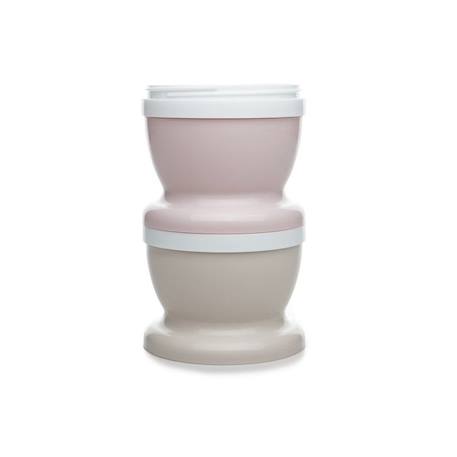 THERMOBABY 2 PETITS POTS POUR NOURRITURE Rose Poudr‚ ROSE 3 - vertbaudet enfant 