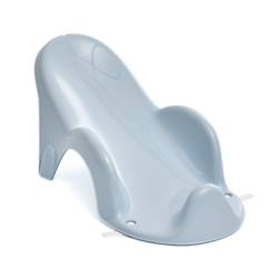 Puériculture-Toilette de bébé-THERMOBABY Transat de bain pour bébé ATOLL Fleur bleue