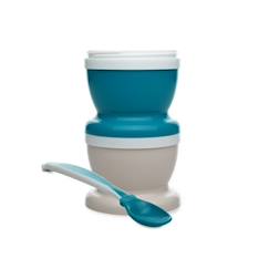 Puériculture-Repas-THERMOBABY 2 PETITS POTS POUR NOURRITURE Vert Emeraude