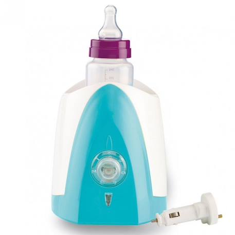 THERMOBABY Chauffe Biberon '2004' Blanc/Turquoise BLEU 1 - vertbaudet enfant 