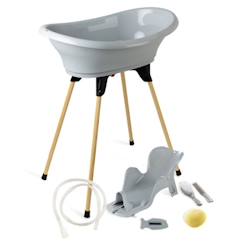 Puériculture-Toilette de bébé-PACK BAIN VASCO 7 en 1 gris charme