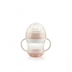 Puériculture-Repas-THERMOBABY Tasse anti-fuites + couv - Rose poudré