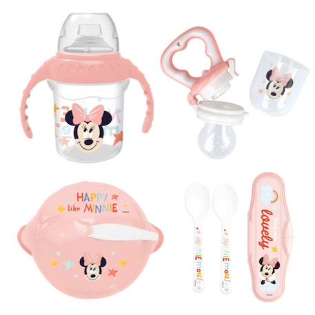 PACK Repas 1er âge Minnie ROSE 1 - vertbaudet enfant 