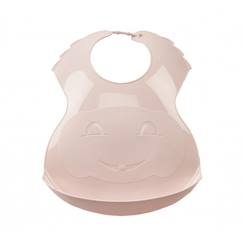 Puériculture-Repas-Bavoir-THERMOBABY Bavoir semi-rigide - Rose poudré