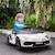 Voiture électrique enfant licence Lamborghini Aventador roadster SVJ télécommande effets sonores lumineux blanc BLANC 2 - vertbaudet enfant 