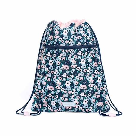 Bébé-Accessoires-DRAEGER PARIS - Sac Imperméable Enfant - Fleurs - 30,5 x 0,5 x 40,5 cm