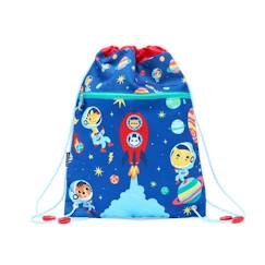 -Sac Imperméable - DRAEGER PARIS - Space - 30,5 x 0,5 x 40,5 cm - Bleu - Enfant