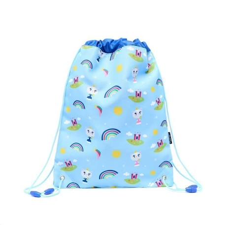 DRAEGER PARIS - Sac Imperméable Enfant - Castle - 30,5 x 0,5 x 40,5 cm BLEU 2 - vertbaudet enfant 