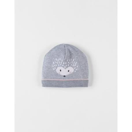 Bonnet en tricot GRIS 1 - vertbaudet enfant 