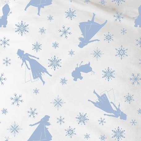 Drap-housse - DISNEY - FROZEN 2 TRIO - 100% coton - Blanc - 90x190/200cm BLANC 3 - vertbaudet enfant 