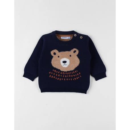 Pull en tricot BLEU+BLEU 1 - vertbaudet enfant 