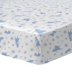 Linge de maison et décoration-Drap-housse - DISNEY - FROZEN 2 TRIO - 100% coton - Blanc - 90x190/200cm