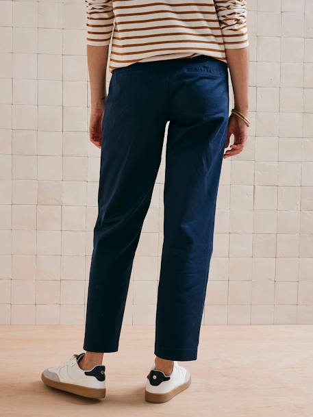 Pantalon chino de grossesse marine 4 - vertbaudet enfant 