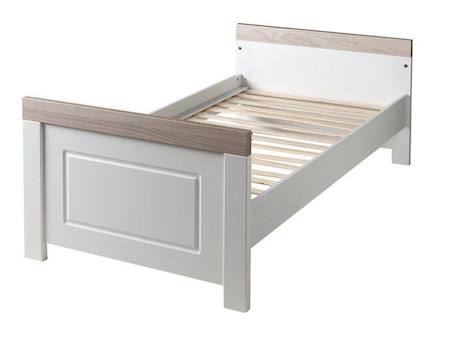 ROBA Lit Bébé Évolutif 70x140 Felicia - Réglable en Hauteur - Convertible - Blanc / Effet Bois BLANC 6 - vertbaudet enfant 