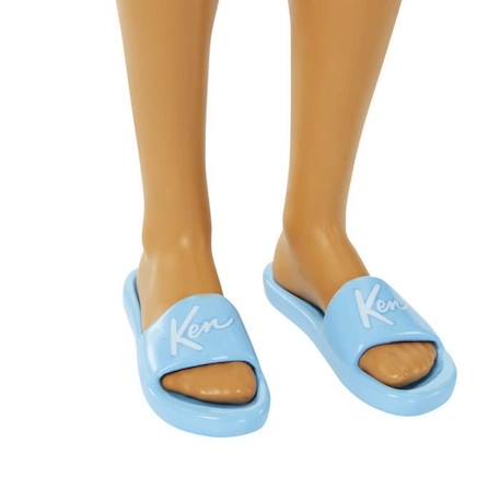 Barbie®-Ken® Plage-Poupée blonde short de bain et accessoires de plage HPL74 BLANC 4 - vertbaudet enfant 