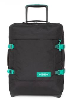 EASTPAK Sac de voyage noir vert pour femme et homme - Tranverz S Kontrast Stripe Black 251453  - vertbaudet enfant