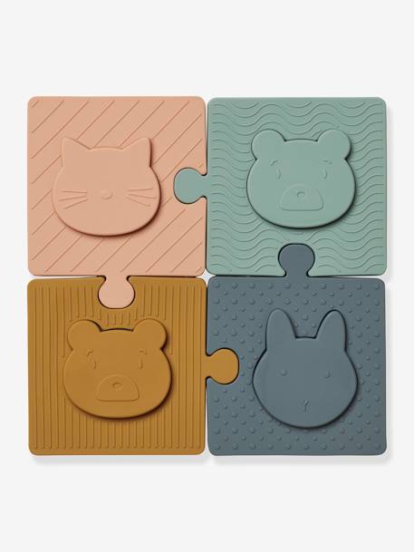 Mini puzzle en silicone Bodil - LIEWOOD bleu 1 - vertbaudet enfant 