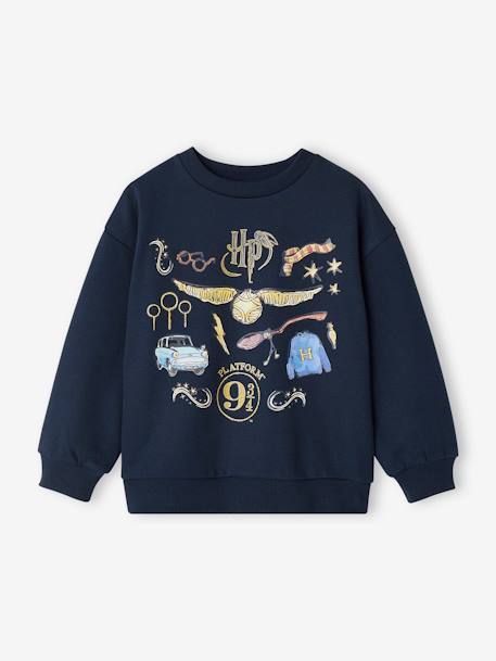 Sweat Harry Potter® garçon bleu ardoise 1 - vertbaudet enfant 