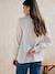 Blouse effet broderie grossesse et allaitement blanc 3 - vertbaudet enfant 