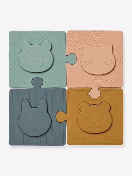 Mini puzzle en silicone Bodil - LIEWOOD bleu 2 - vertbaudet enfant 