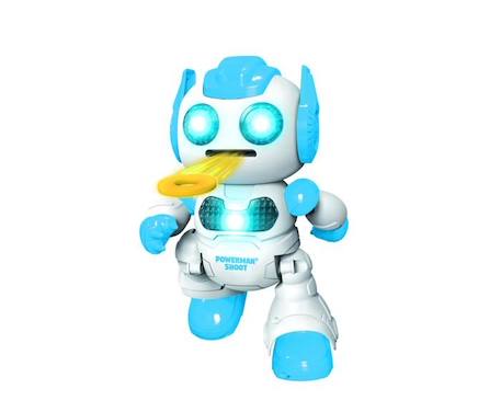 Powerman® Shoot Robot Programmable avec Dance, Musique, démo – Télécommande et disques en mousse inclus. BLANC 5 - vertbaudet enfant 