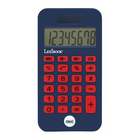 Calculatrice de poche 8 chiffres avec couvercle de protection SpiderMan BLEU 5 - vertbaudet enfant 