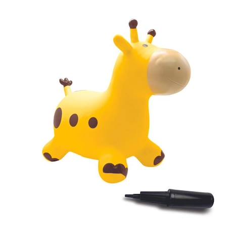 Girafe sauteuse gonflable JAUNE 1 - vertbaudet enfant 