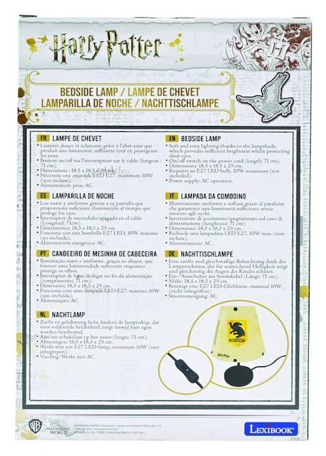 Lampe de chevet Harry Potter JAUNE 6 - vertbaudet enfant 