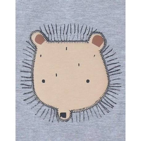 T-shirt hérisson GRIS 4 - vertbaudet enfant 