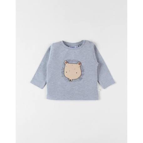 T-shirt hérisson GRIS 1 - vertbaudet enfant 