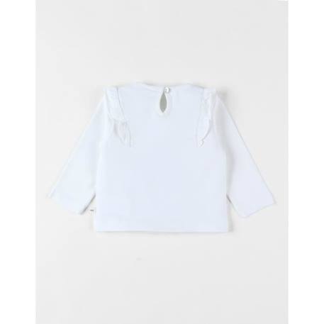 T-shirt fille BLANC 2 - vertbaudet enfant 