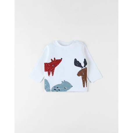 T-shirt BLANC 1 - vertbaudet enfant 