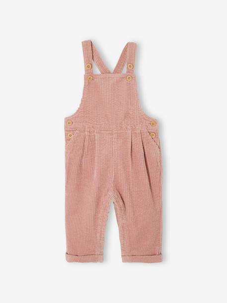 Ensemble blouse + salopette  bébé caramel+vieux rose 10 - vertbaudet enfant 