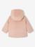 Manteau en drap de laine bébé gris chiné+rose 5 - vertbaudet enfant 