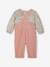 Ensemble blouse + salopette  bébé caramel+vieux rose 11 - vertbaudet enfant 