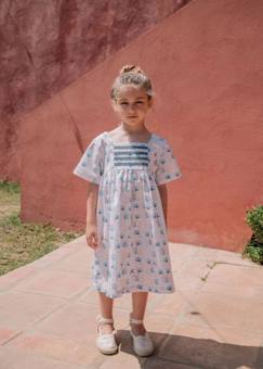 -Robe fille Polka