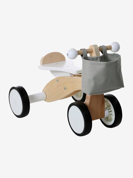 Porteur en bois FSC® blanc 1 - vertbaudet enfant 