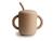 Tasse d'apprentissage avec paille - Marron - Verre bébé - Mushie BEIGE 1 - vertbaudet enfant 