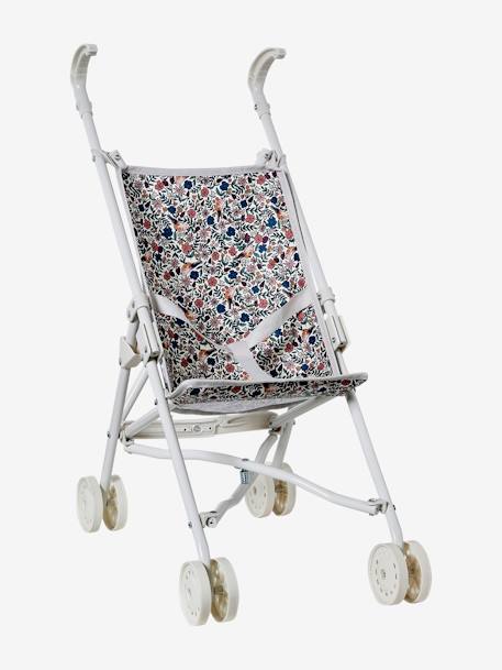 Poussette-canne pour poupon Fleurette vintage+oiseaux+Retro flower+sherpa 11 - vertbaudet enfant 