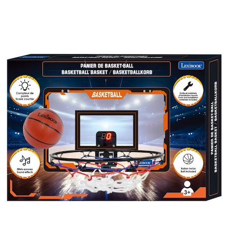 Panier de basketball avec compteur de points 450x300mm MULTICOLORE 3 - vertbaudet enfant 