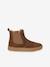 Boots cuir fille zippées et élastiquées camel+marine 2 - vertbaudet enfant 