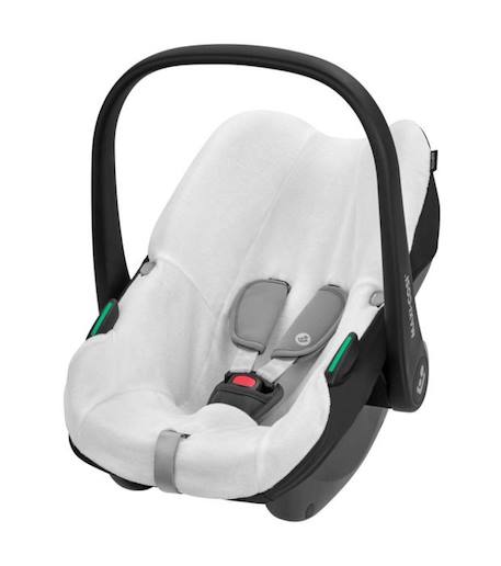 Maxi-Cosi Housse en coton biologique Pebble S / CabrioFIx i-Size BLANC 1 - vertbaudet enfant 