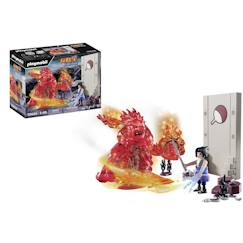 Jouet-Jeux d'imagination-PLAYMOBIL 70666 Sasuke vs. Itachi, Naruto, Héros issus de Manga Ninja, Naruto Shippuden, Dès 5 ans