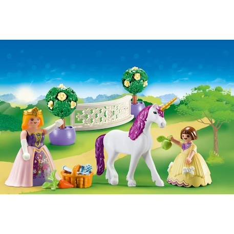 PLAYMOBIL 70107 Valisette Princesses avec licorne, 44 pièces, Dès 4 ans BLANC 3 - vertbaudet enfant 