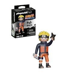 Jouet-Jeux d'imagination-Figurines, mini mondes, héros et animaux-Figurine PLAYMOBIL - Naruto - Naruto Shippuden - Modèle Naruto - Dès 5 ans